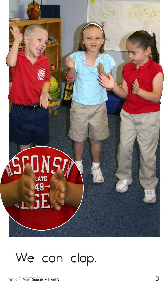 We can make sounds	绘本故事第3页