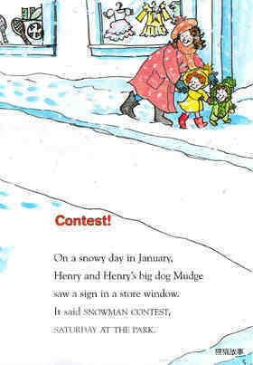 Henry and Mudge and the Snowman Plan绘本故事第3页