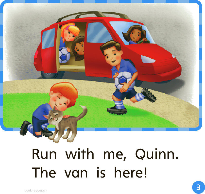 GK On U08W1 Run, Quinn!绘本故事第4页