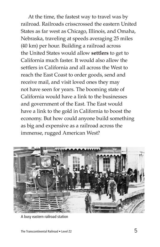 The Transcontinental Railroad绘本故事第4页