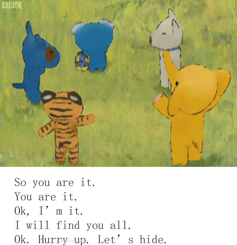 Hide and Seek绘本故事第5页