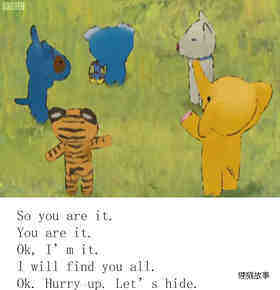 Hide and Seek绘本故事第5页