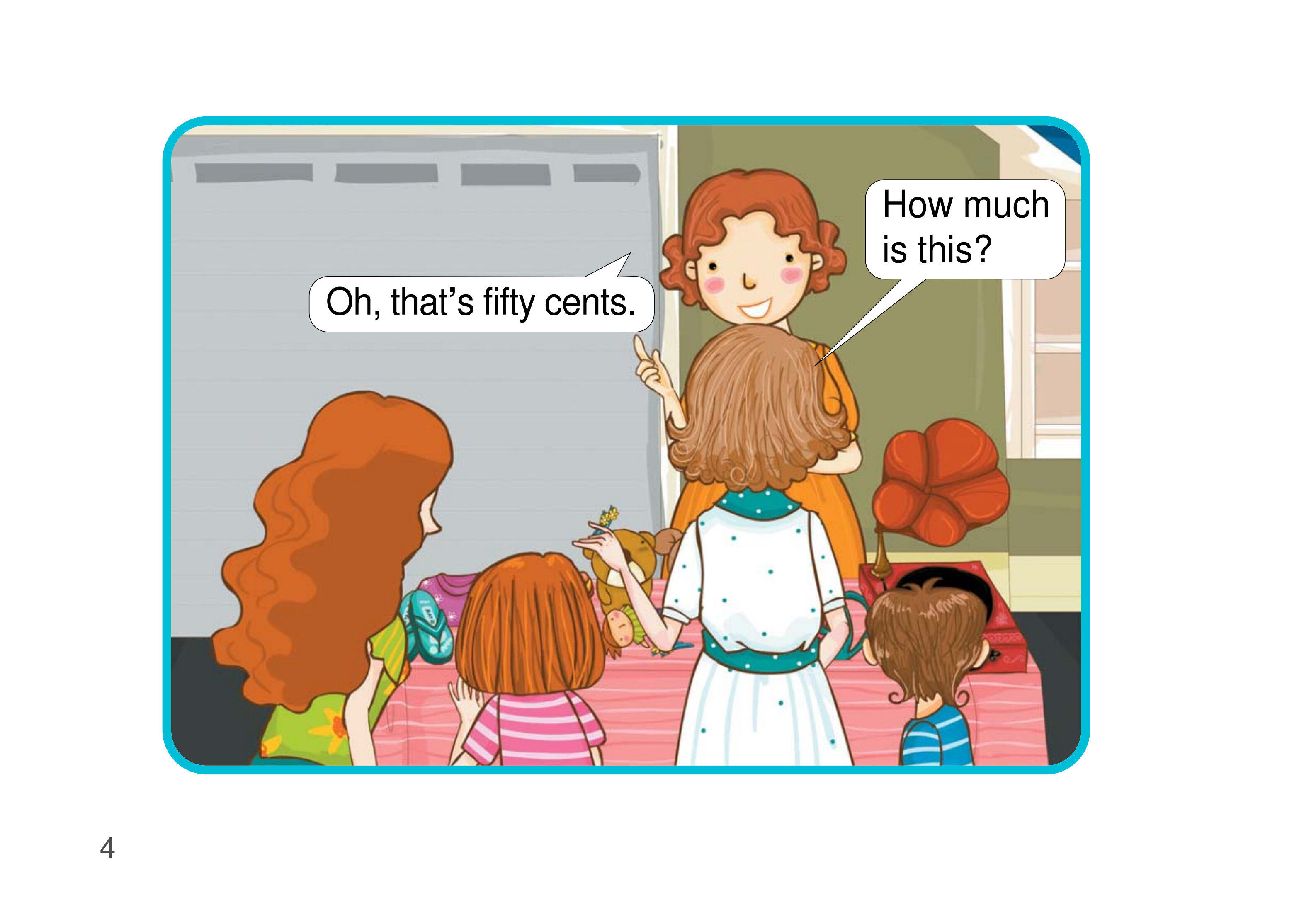 The Garage Sale绘本故事第5页