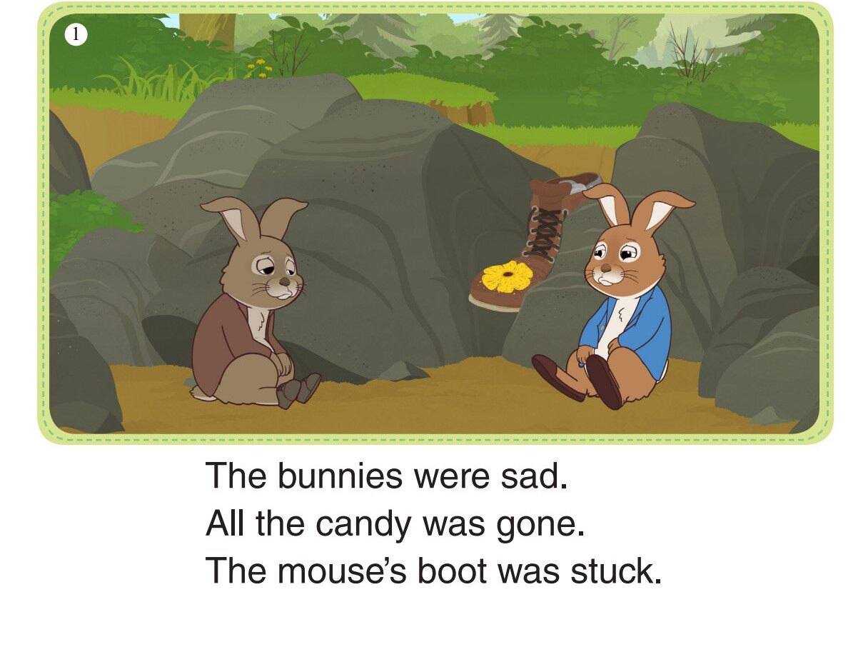 Peter and Benjamin Find a Boot 4-A Happy Mouse绘本故事第3页