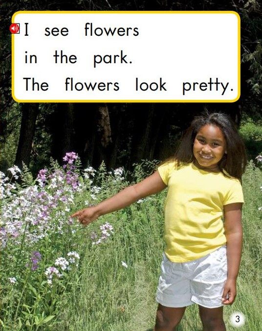 My five senses绘本故事第4页