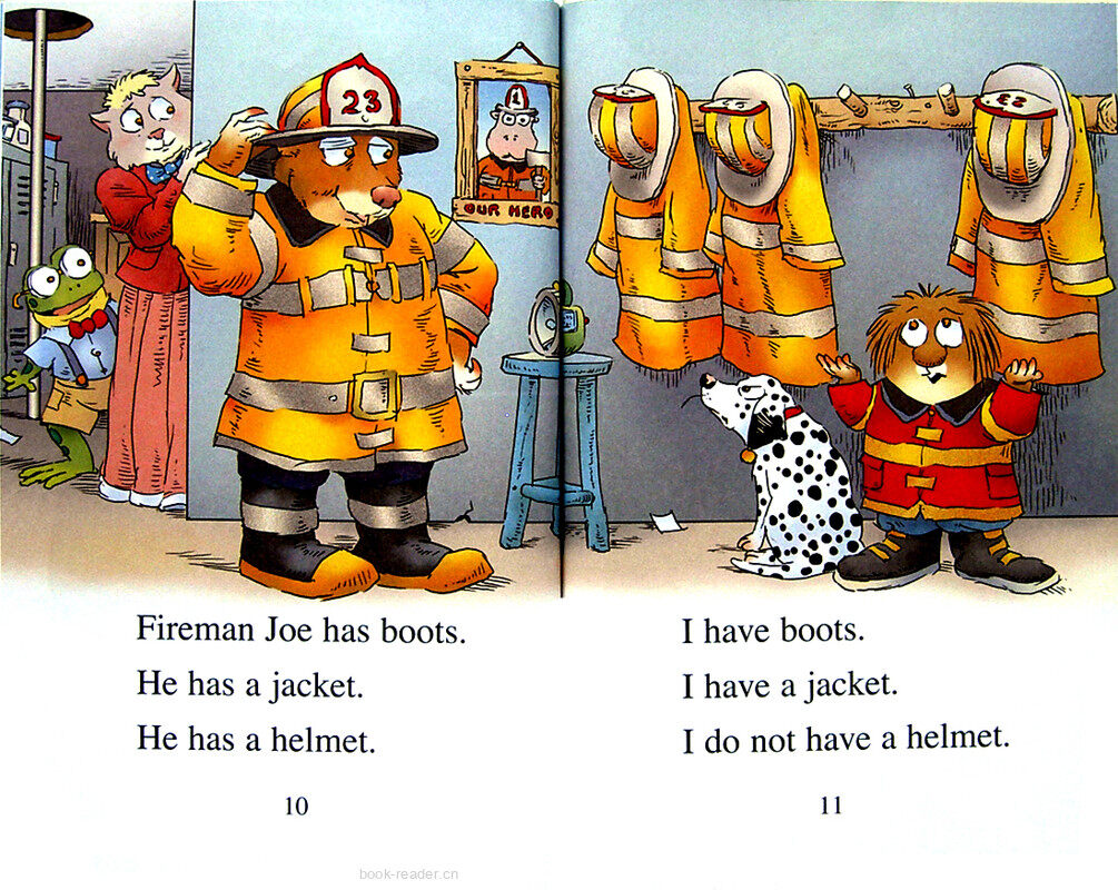 Going to the Fire House绘本故事第5页