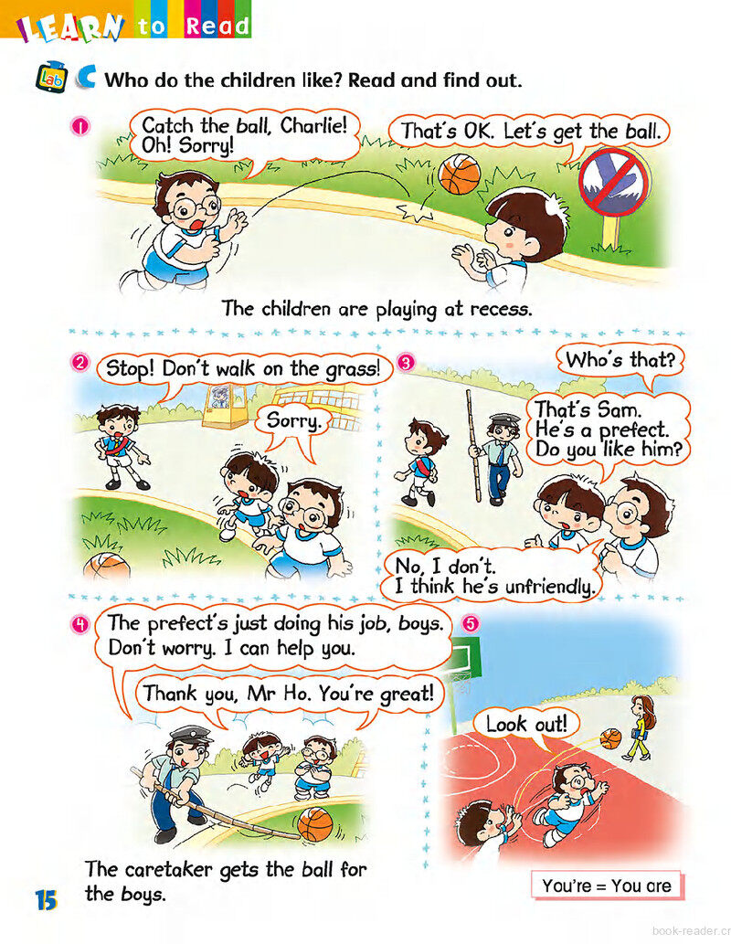 3 People who help me绘本故事第4页