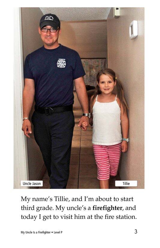 My Uncle Is a Firefighter绘本故事第3页