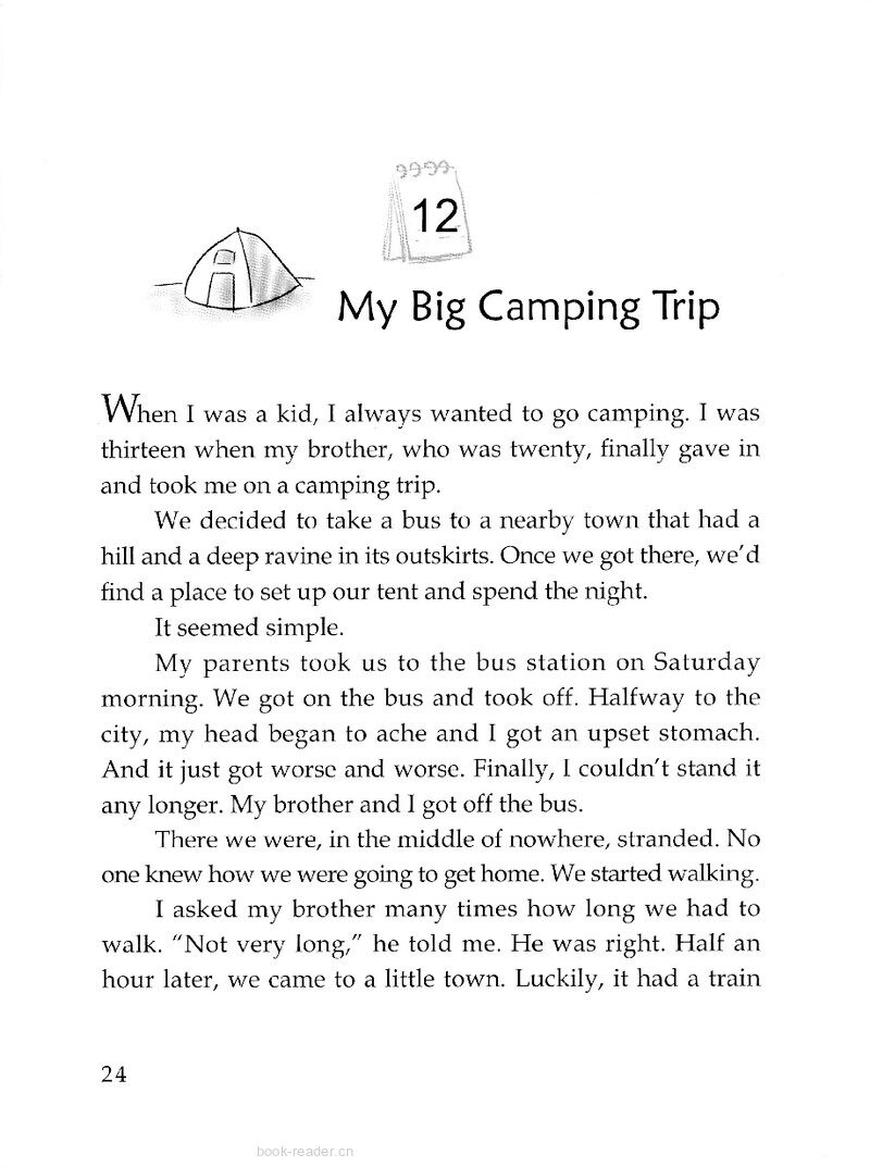 My Big Camping Trip绘本故事第2页