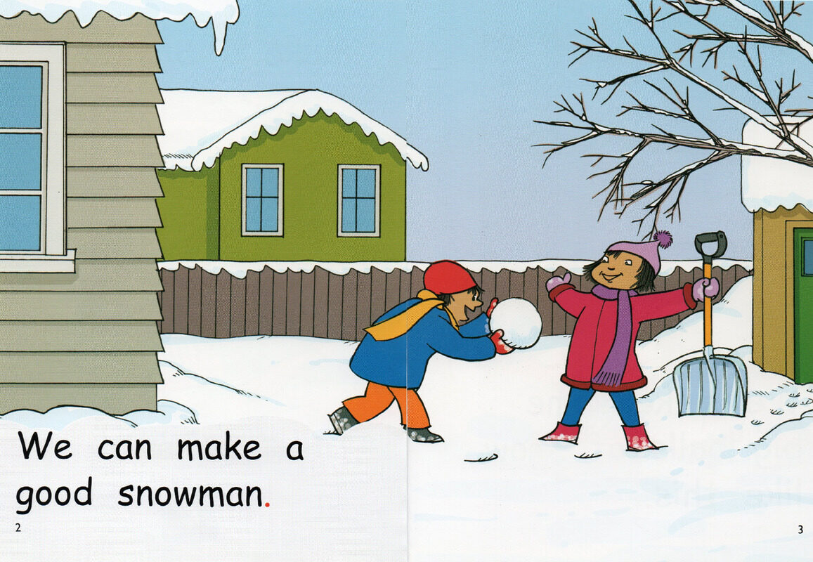 make a snowman绘本故事第3页