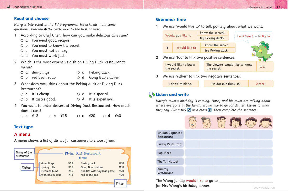 4B Unit 3 Chinese food绘本故事第4页