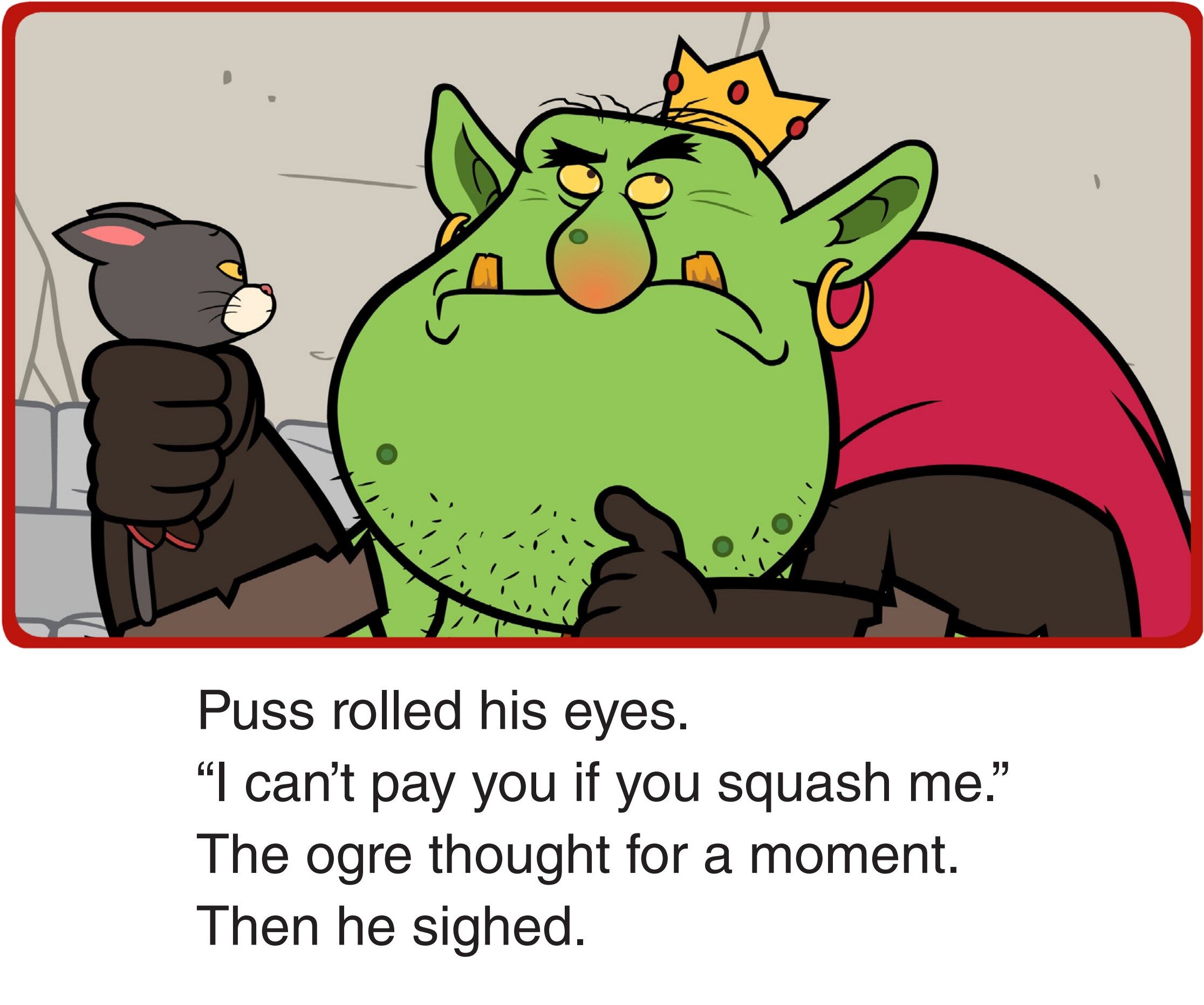 Tricking an ogre绘本故事第5页