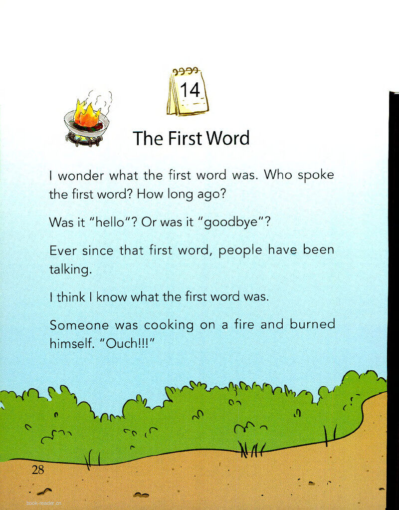 The First Word绘本故事第2页