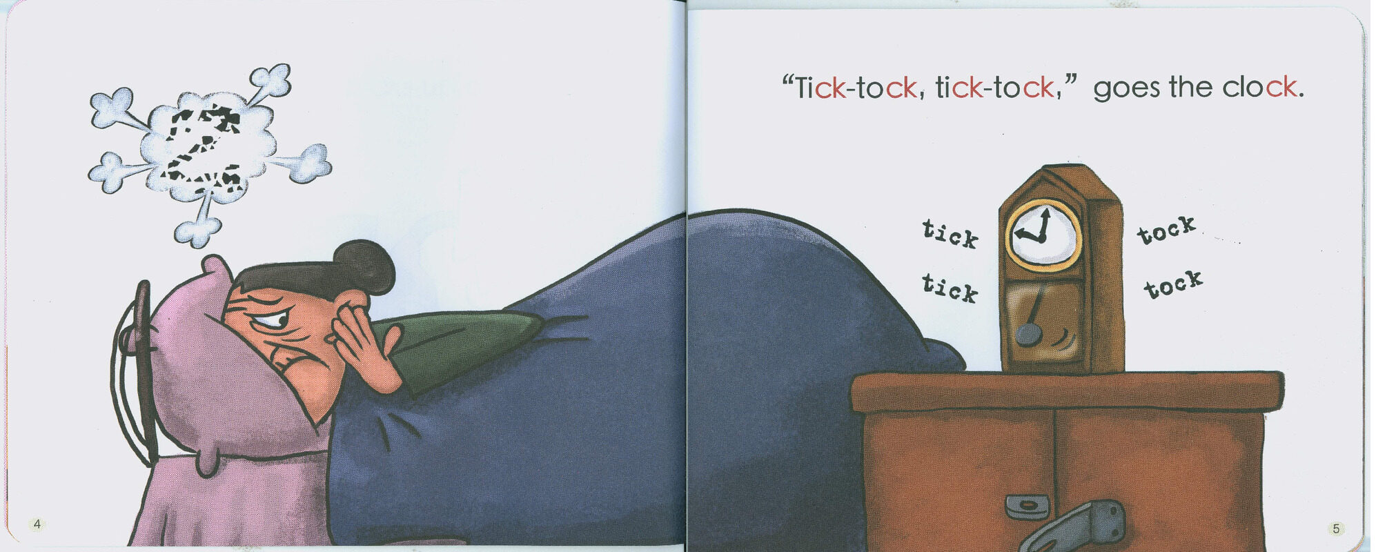 Tick-Tock Goes the Clock绘本故事第4页