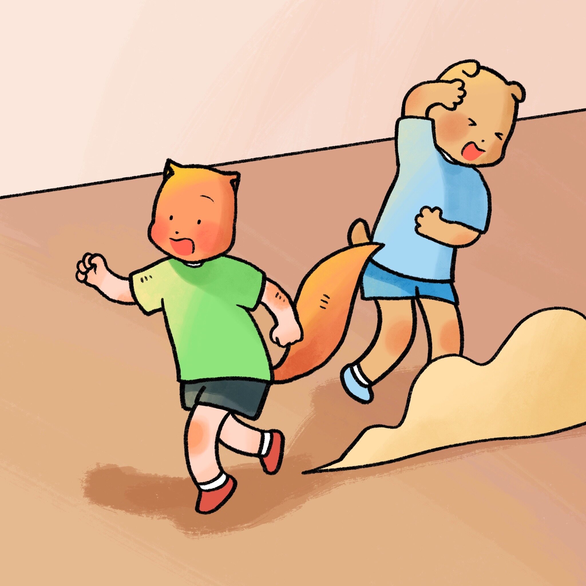 上下楼梯不乱跑绘本故事第5页