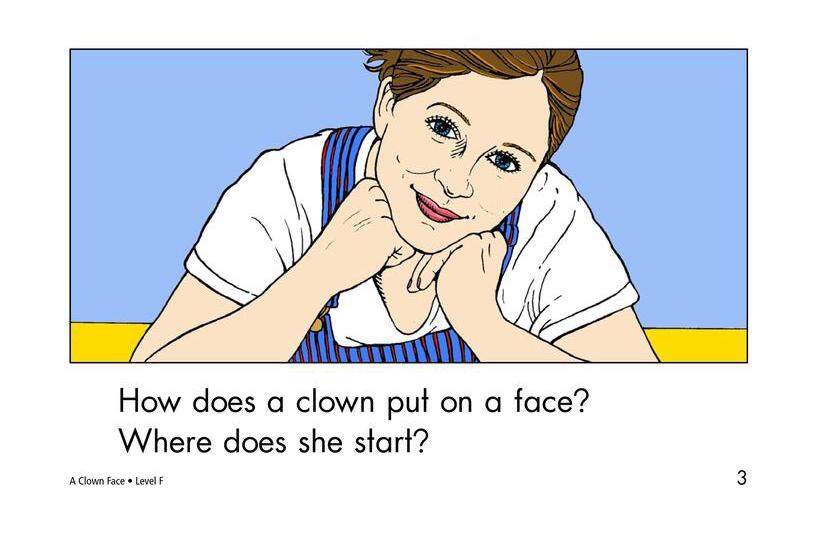 A Clown Face绘本故事第3页