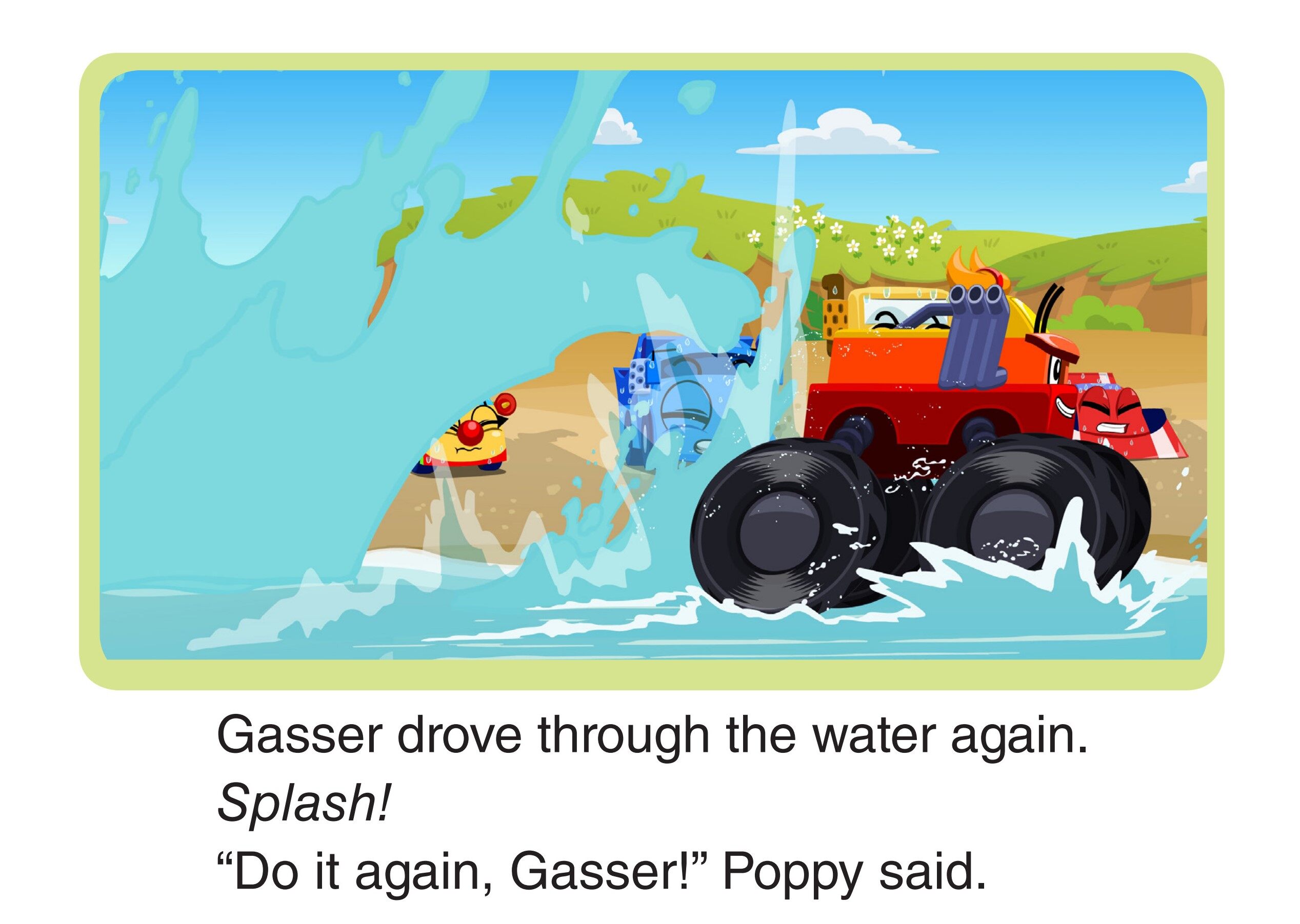 Gasser's Big Splash绘本故事第3页