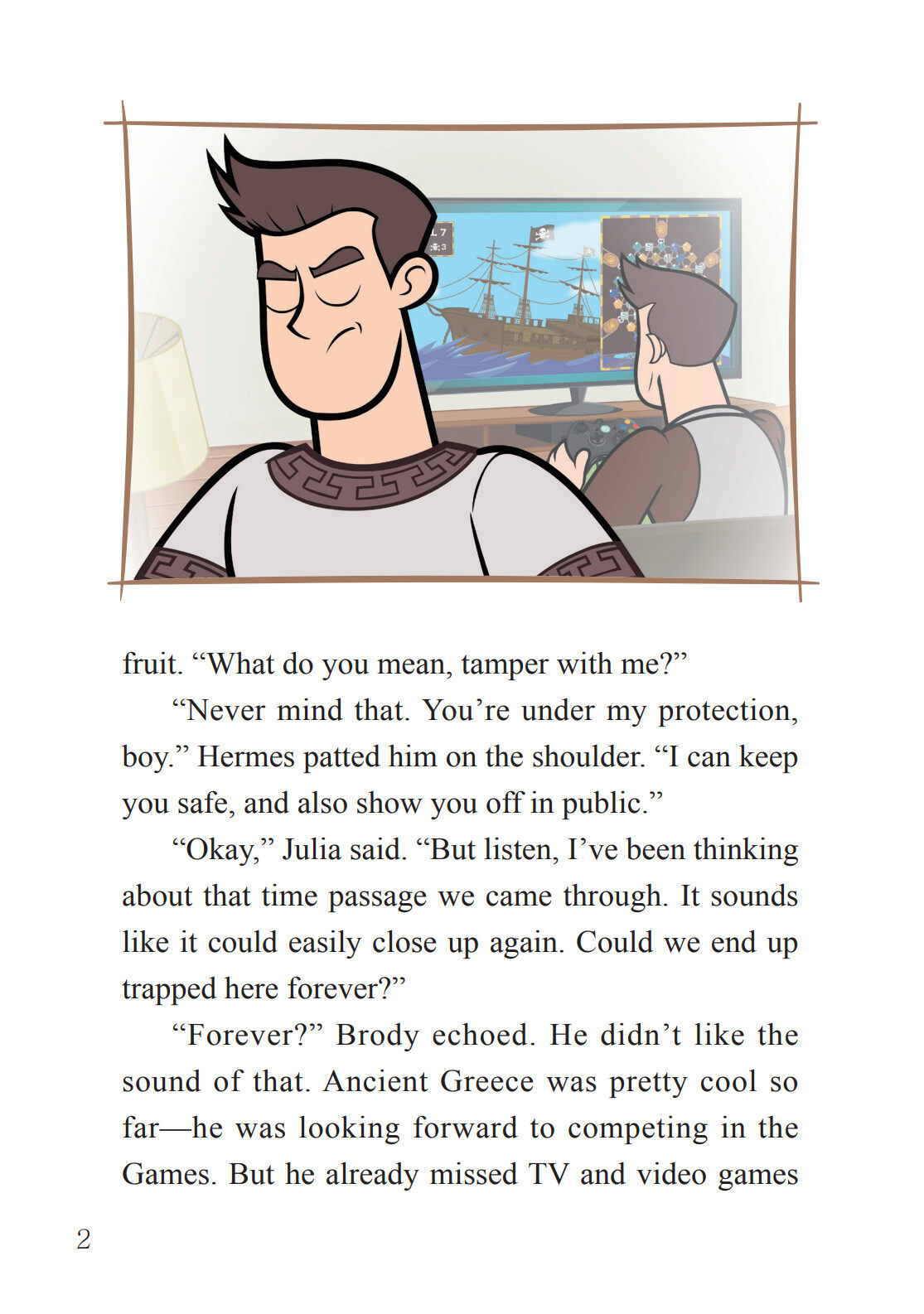 5_At the Agora绘本故事第3页