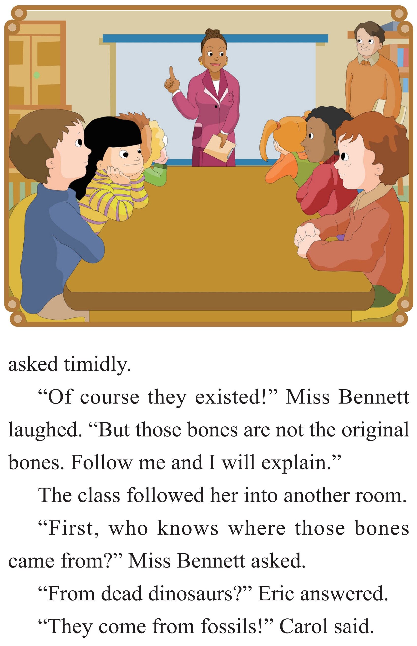 The World of Fossils绘本故事第3页