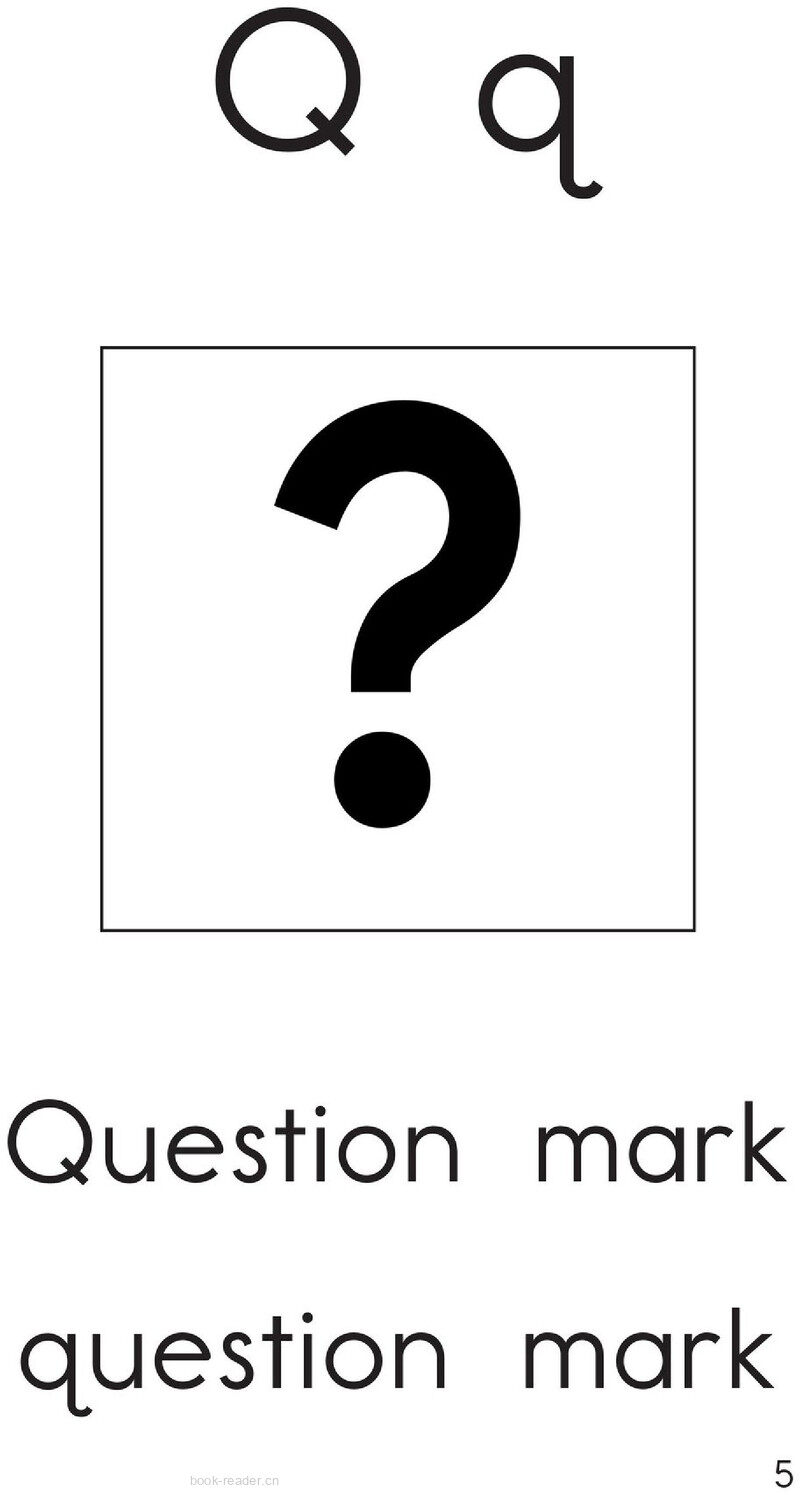Letter Q绘本故事第5页
