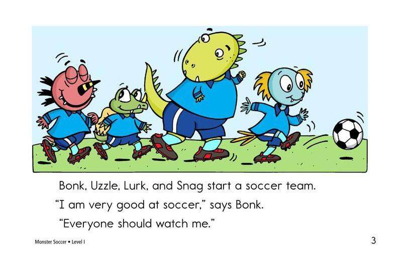 Monster Soccer绘本故事第3页