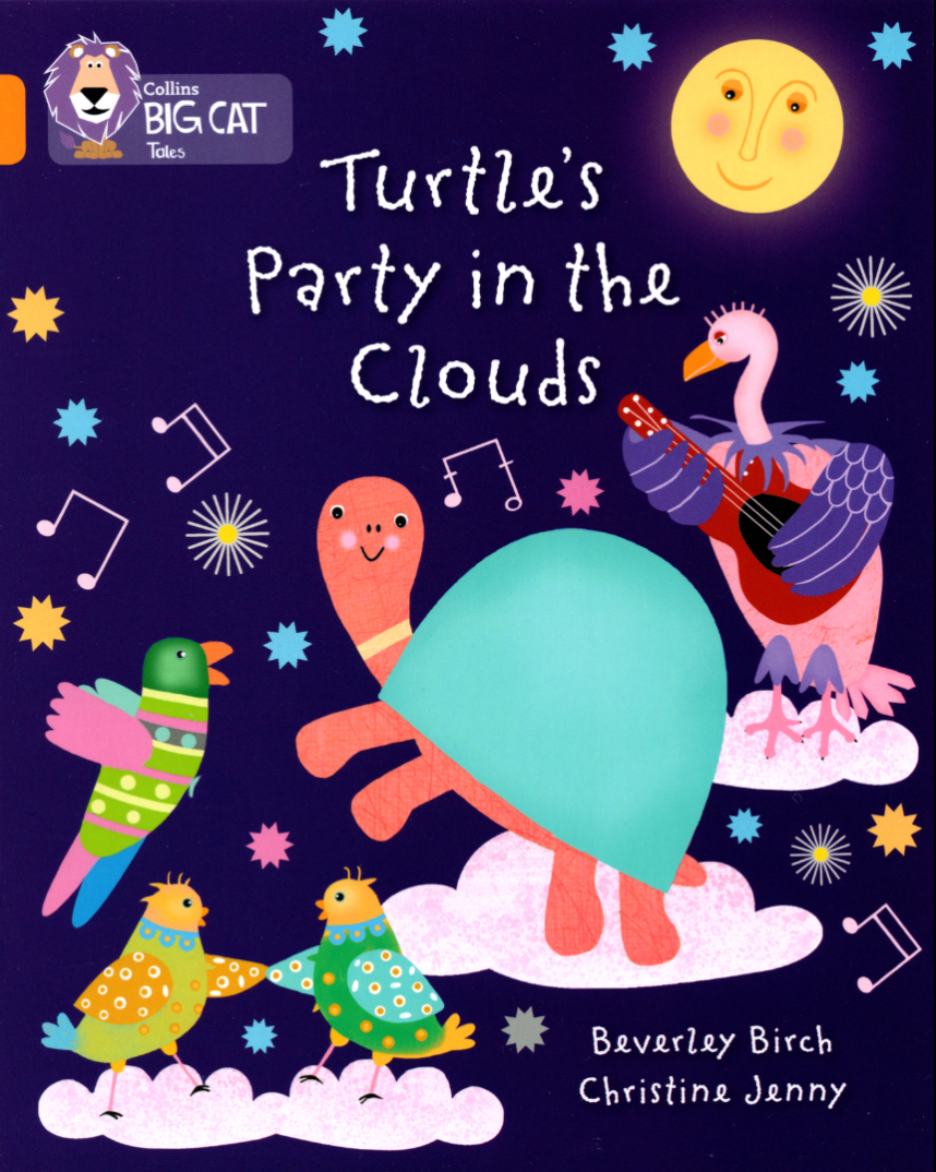 Turtle' s party in the clouds绘本故事第2页