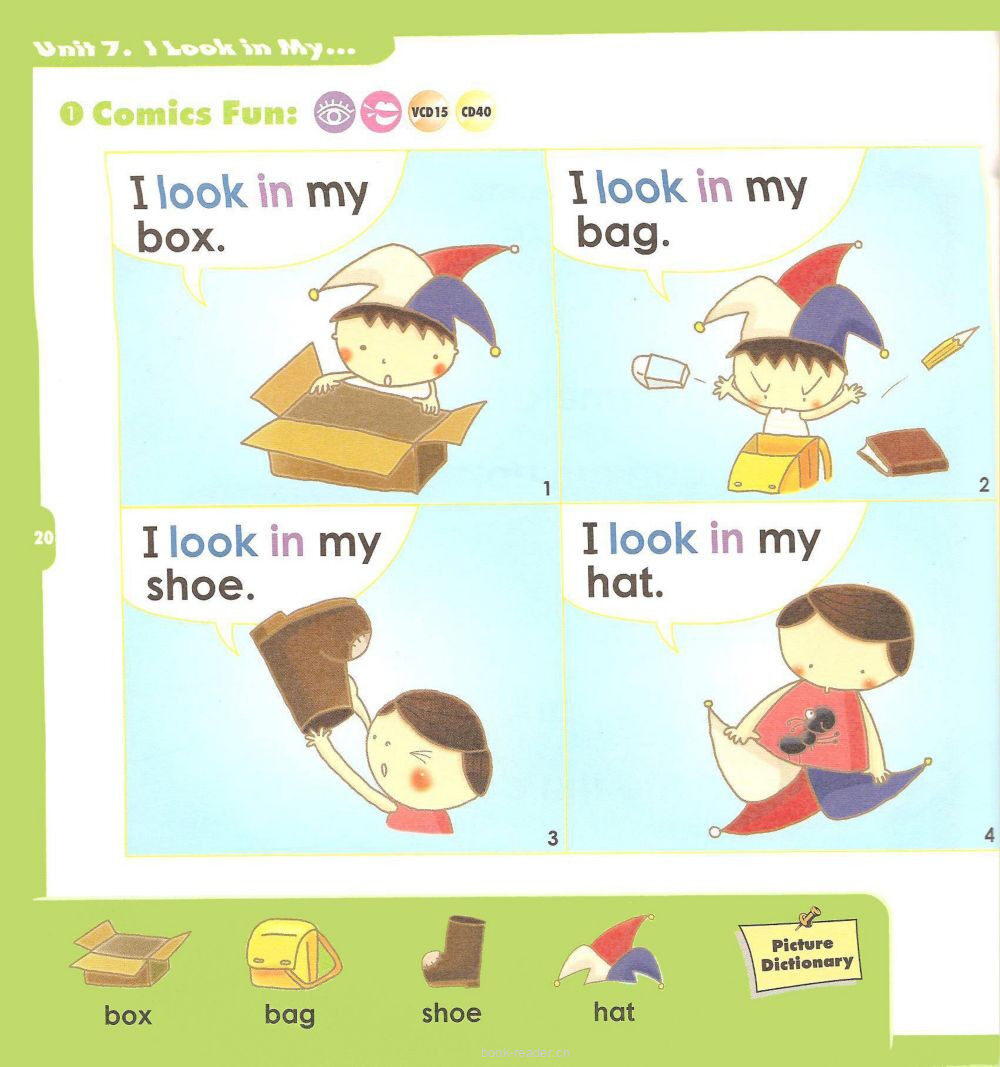 7 I Look in My绘本故事第2页