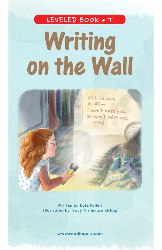 Writing on the Wall绘本故事第2页