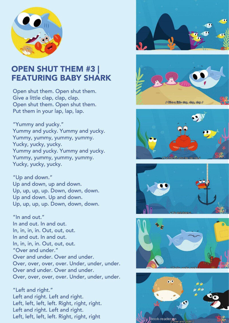 Open Shut Them #3  featuring Baby Shark绘本故事第2页