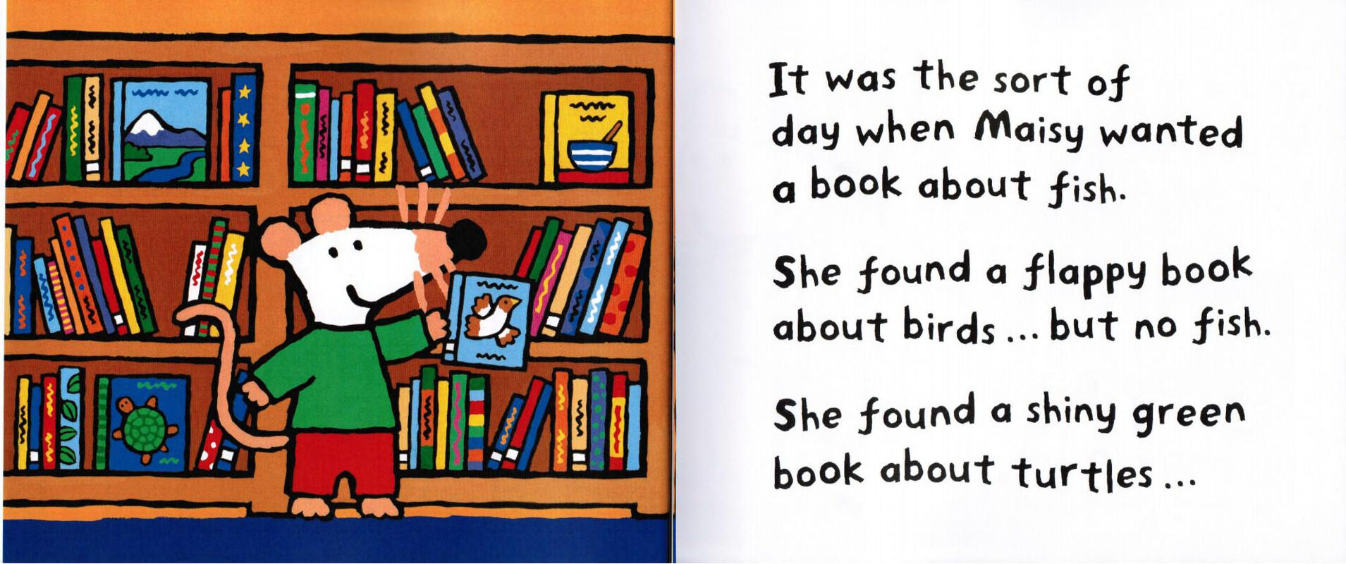 Maisy Goes to the Library绘本故事第4页