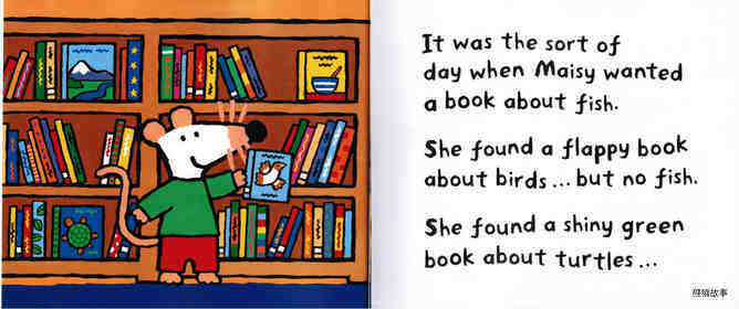 Maisy Goes to the Library绘本故事第4页