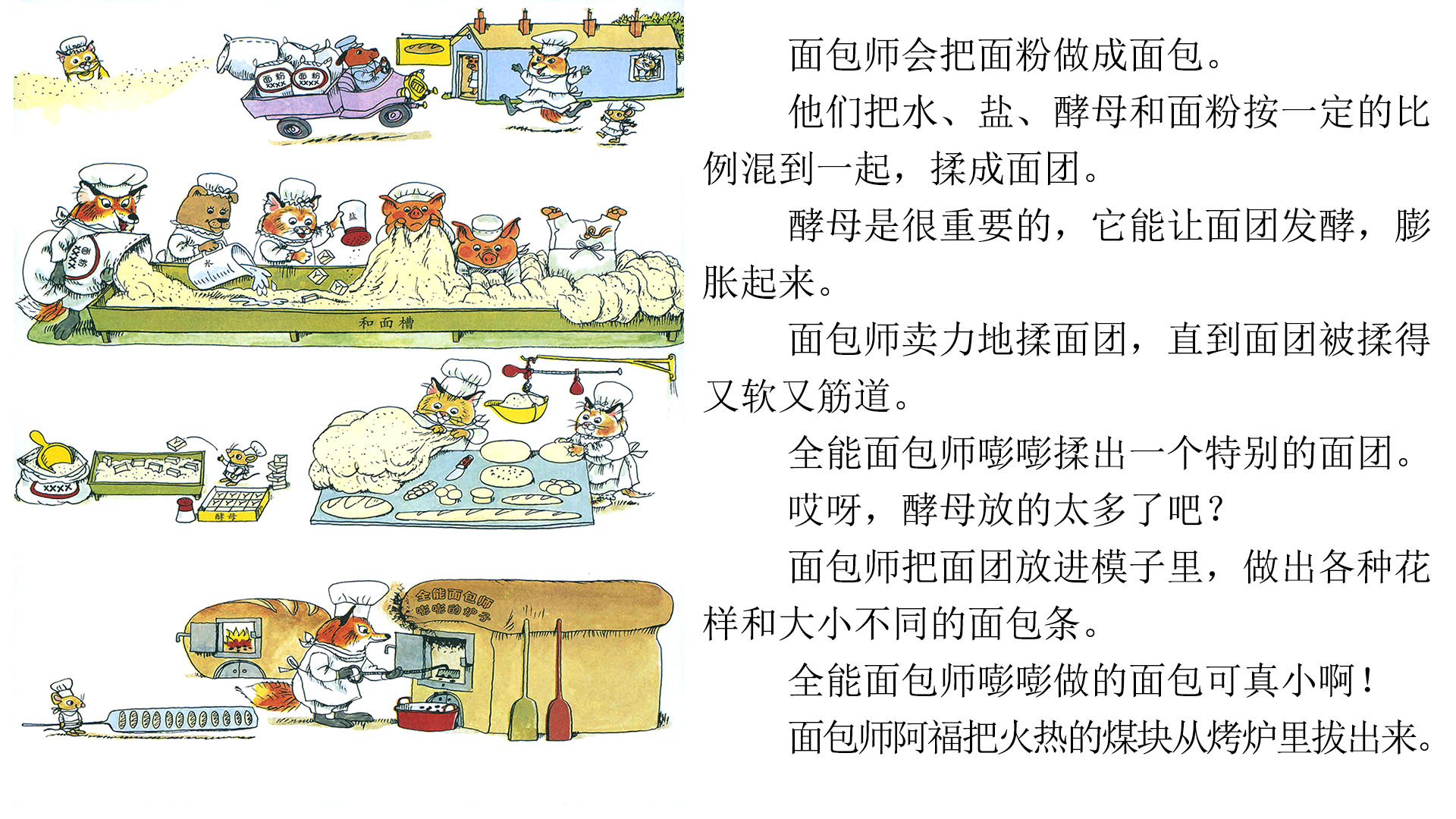 忙忙碌碌镇10：做面包绘本故事第5页