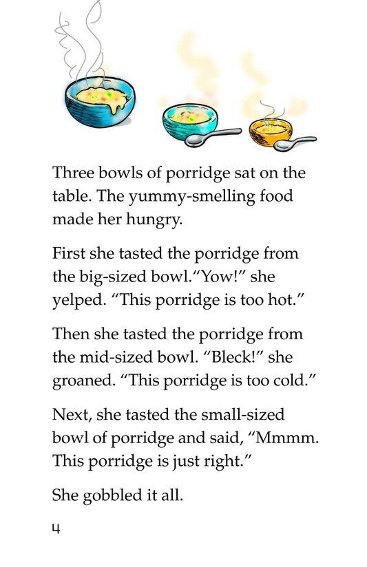 Goldilocks and the Other Three Bears绘本故事第4页