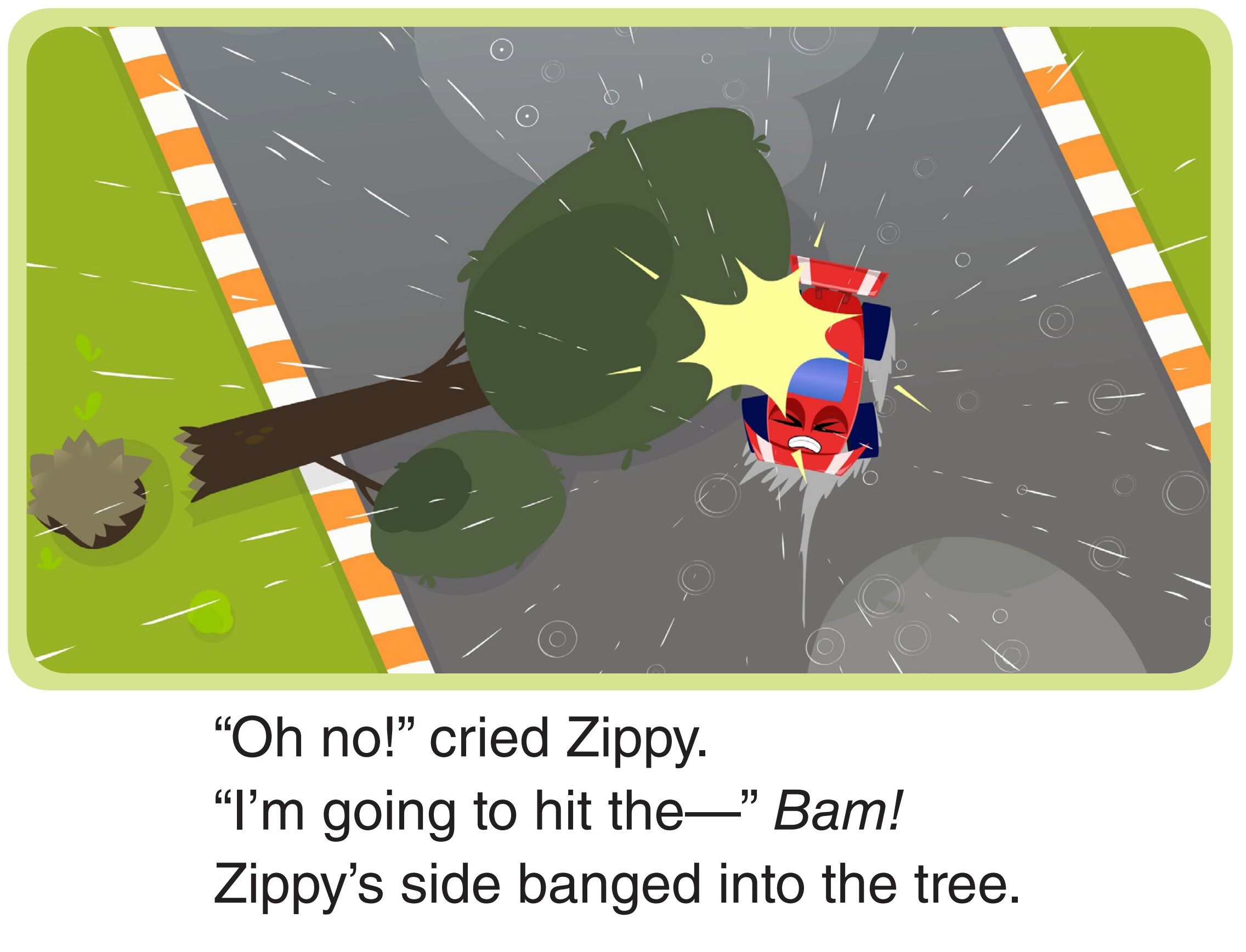 The Slippery Racetrack绘本故事第5页