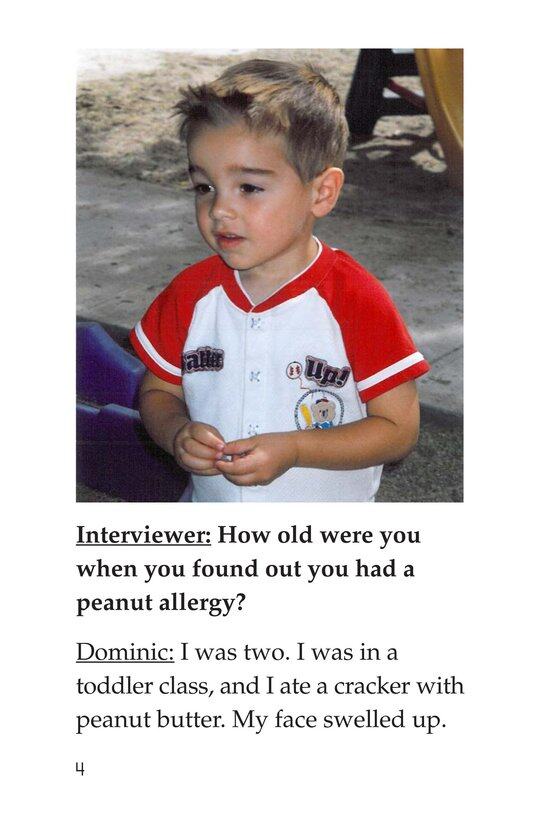I'm Allergic to Peanuts绘本故事第4页