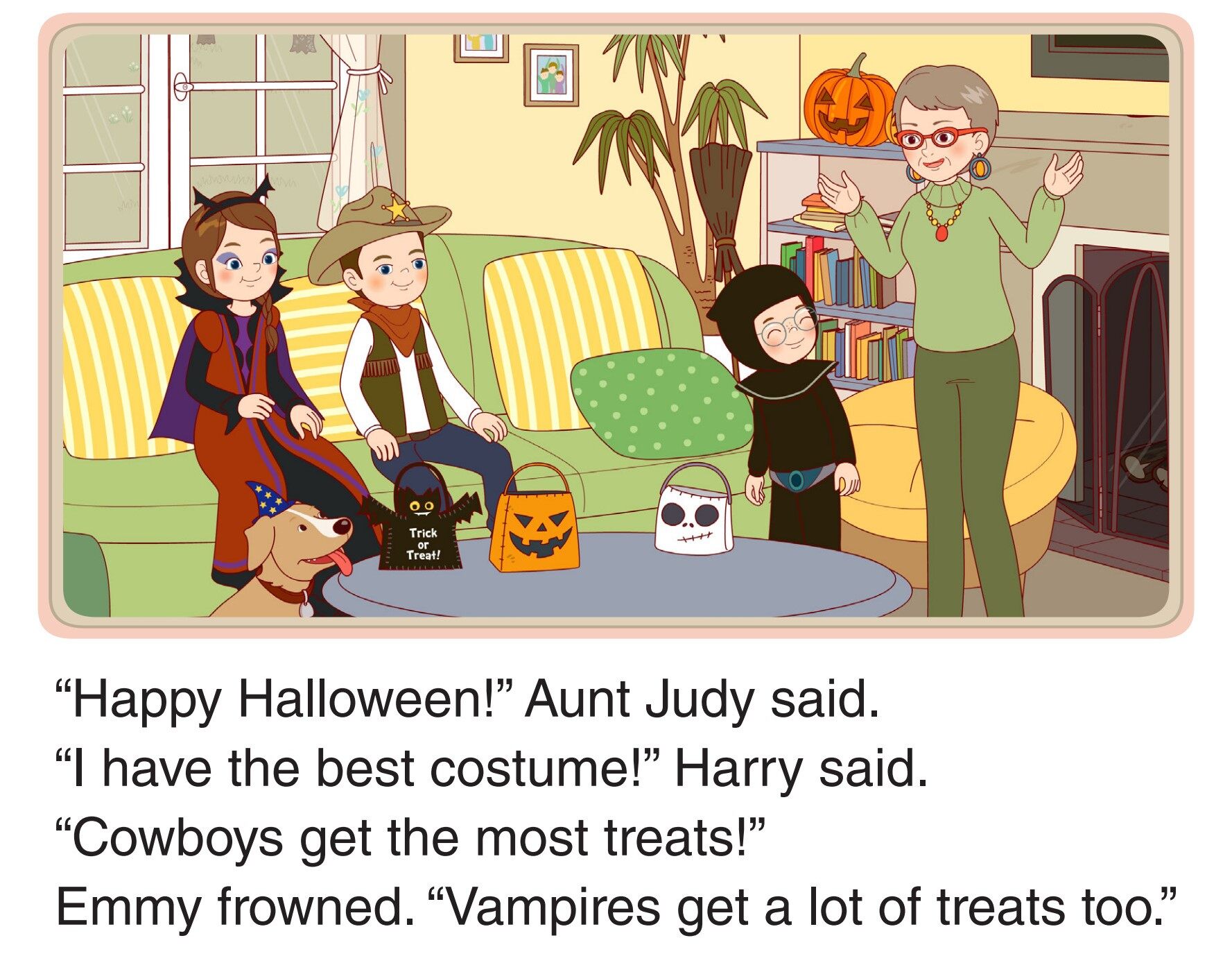 Trick or Treat!绘本故事第2页