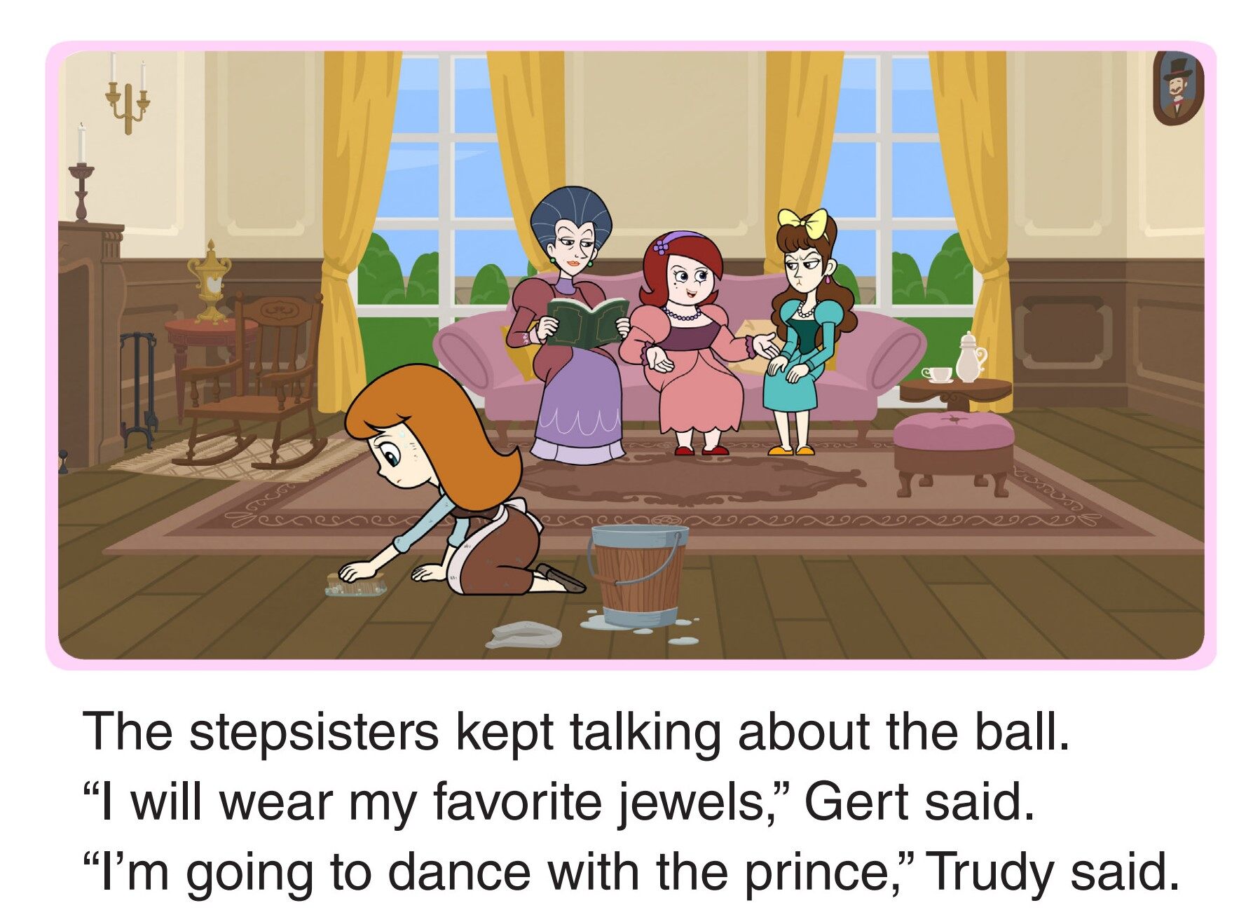 Getting Ready for the Ball绘本故事第2页