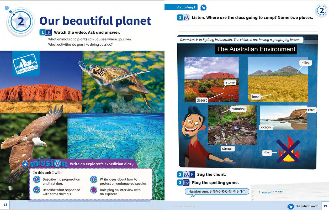 02 Our beautiful planet绘本故事第2页