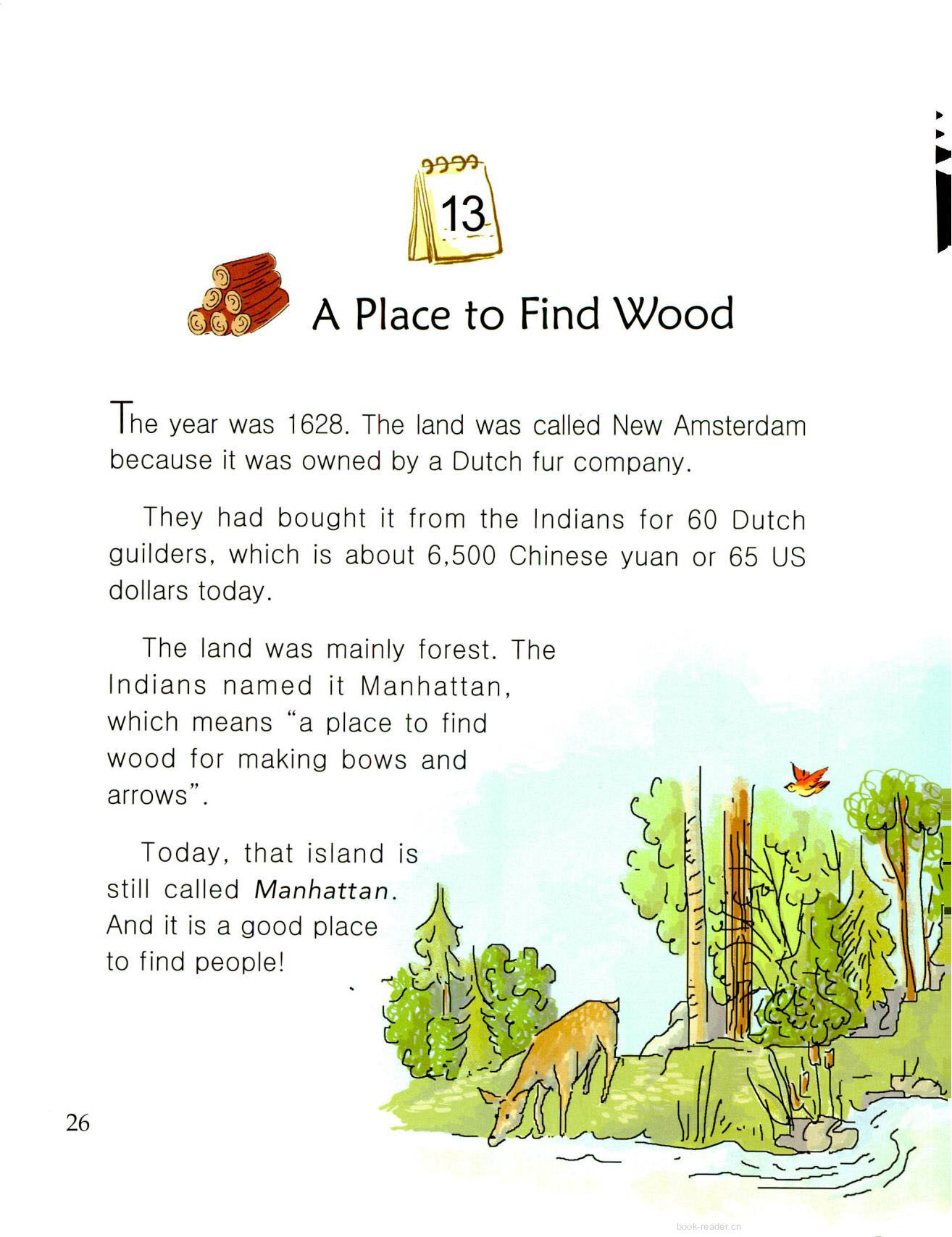 A Place to Find Wood绘本故事第2页