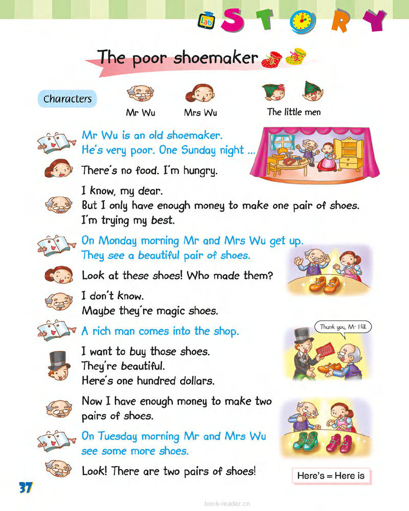 Story time The poor shoemaker绘本故事第3页
