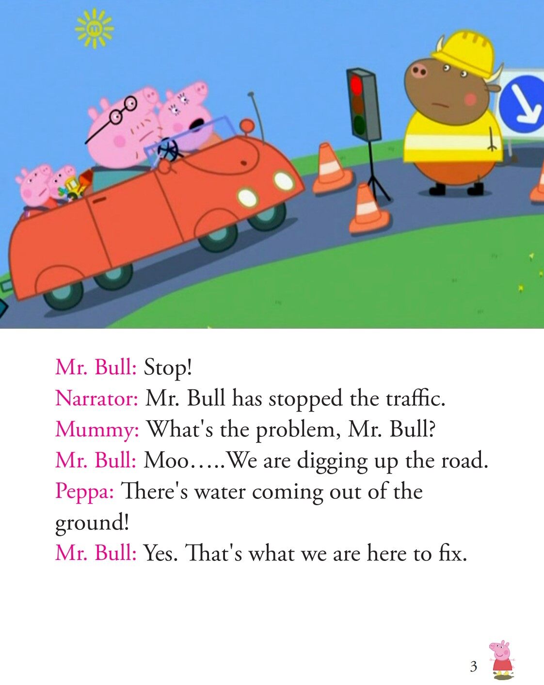 Digging up the road绘本故事第5页