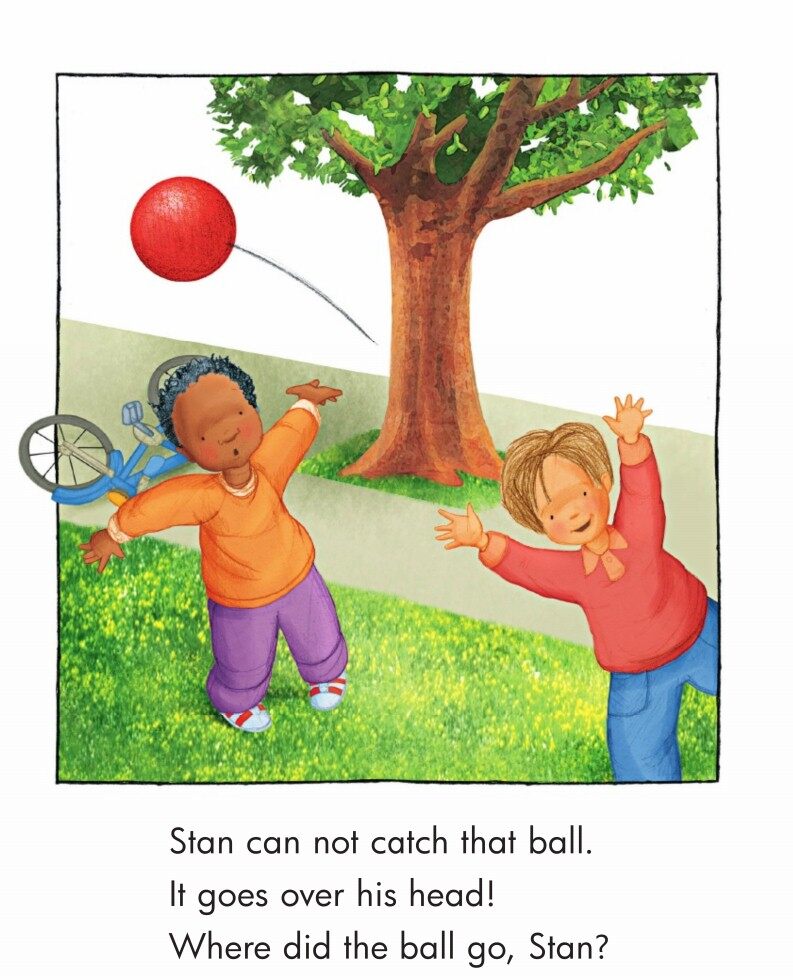 Catch the Ball!绘本故事第5页