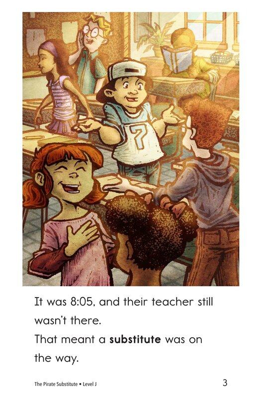 The Pirate Substitute绘本故事第3页