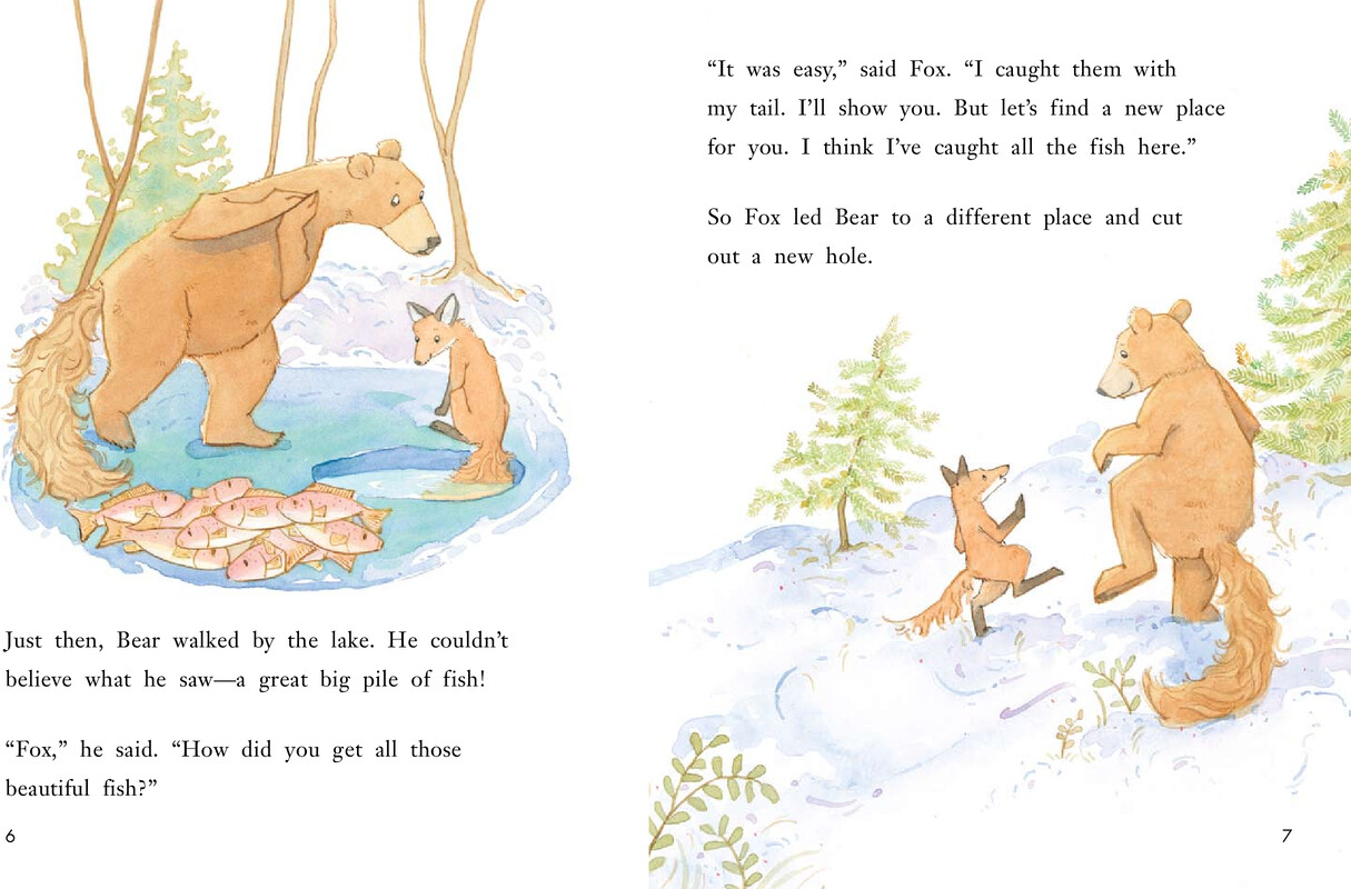 How Bear Lost His Tail绘本故事第5页