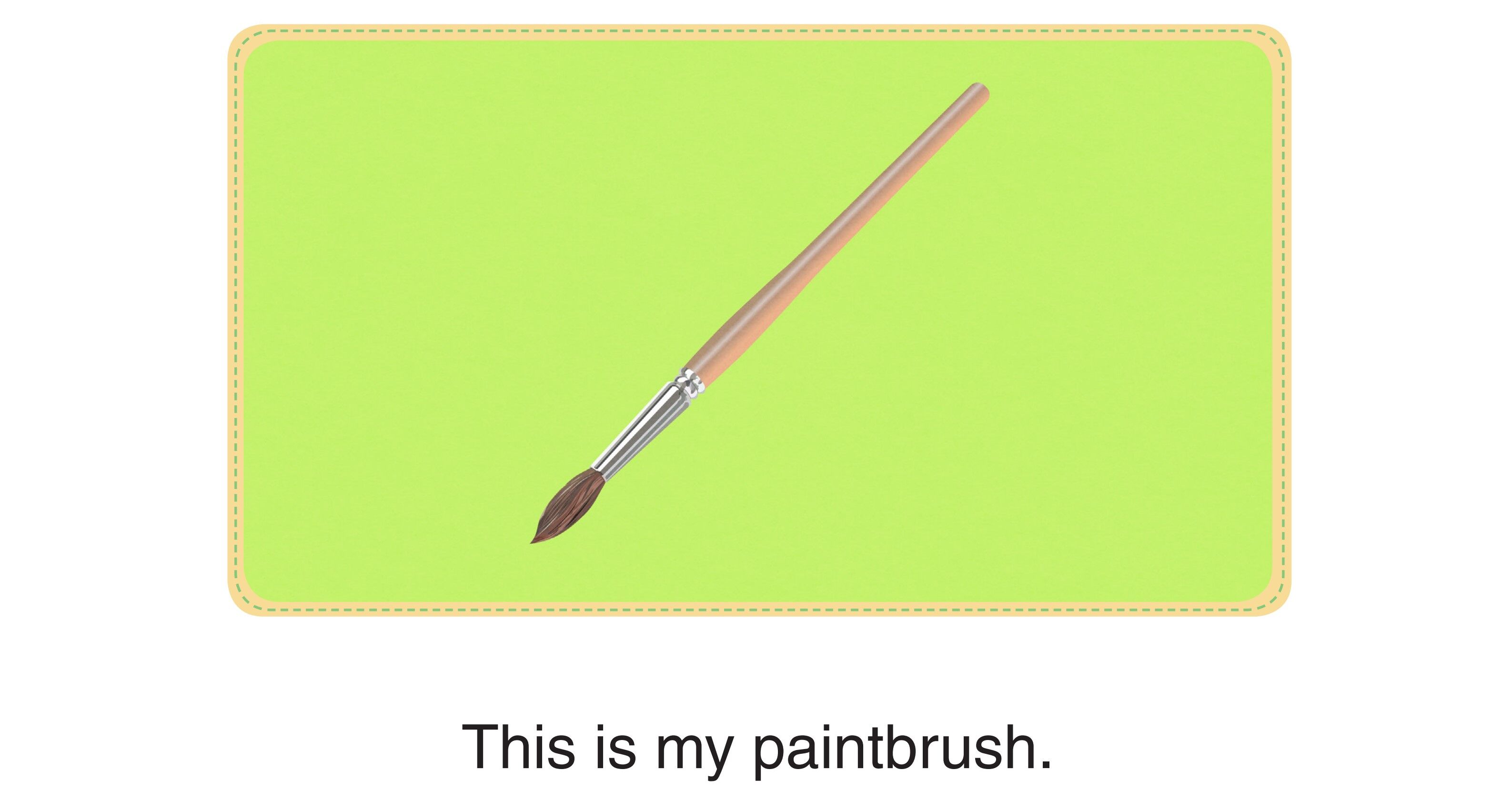 Who Am I -This Is My Paintbrush绘本故事第2页