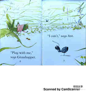 The Ant and the Grasshopper绘本故事第5页