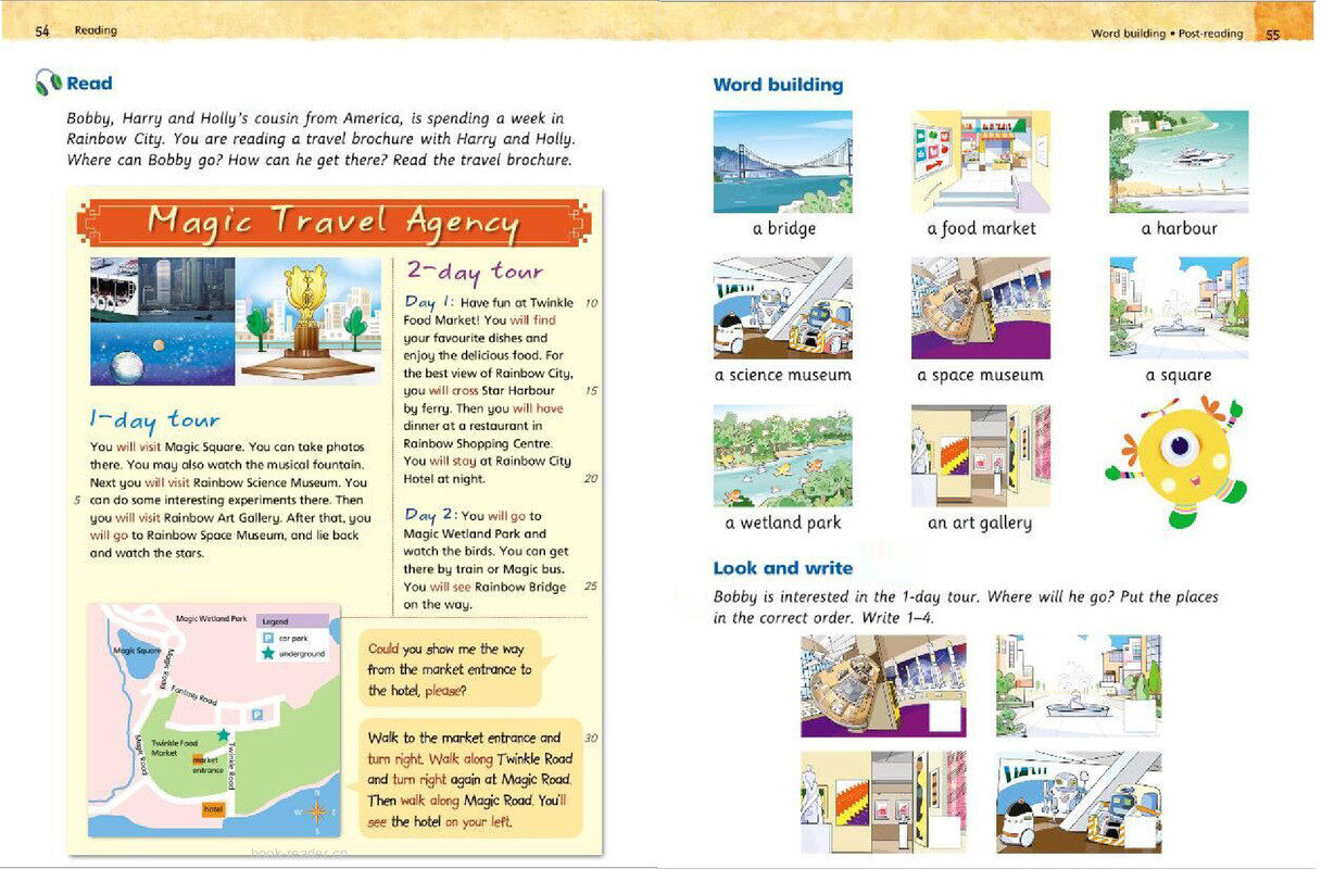 4B Unit 6 Welcome to Rainbow City绘本故事第3页