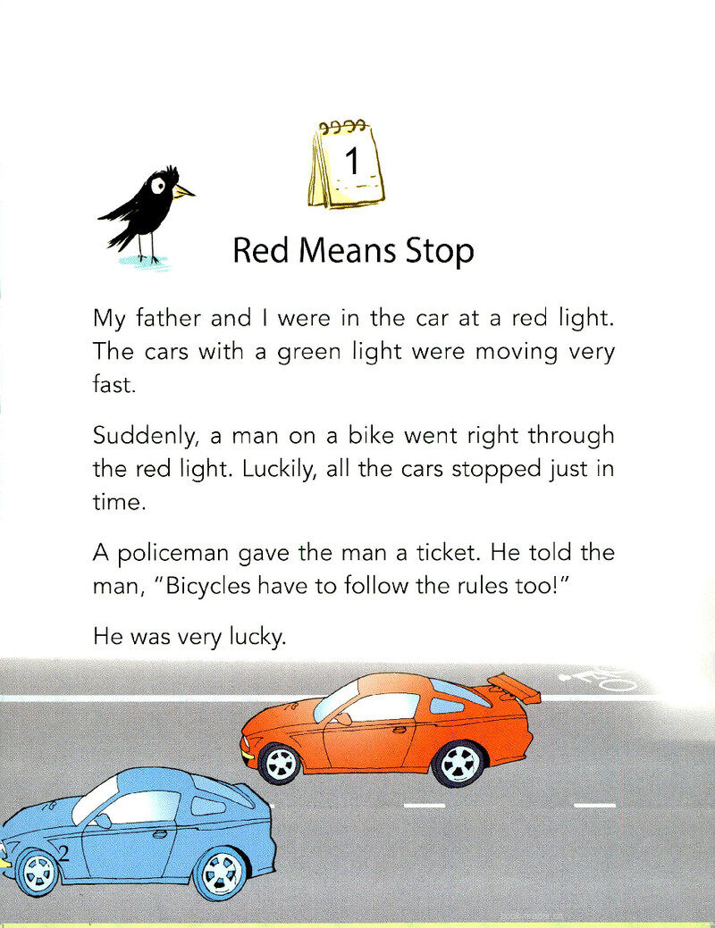 Red Means Stop绘本故事第3页