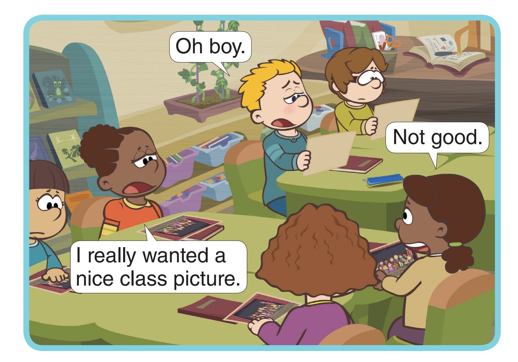 Picture Day—Again!绘本故事第4页