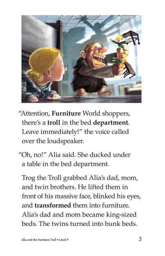 Alia and the Furniture Troll绘本故事第3页